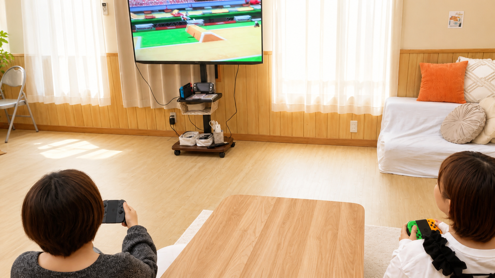 2人でゲーム
